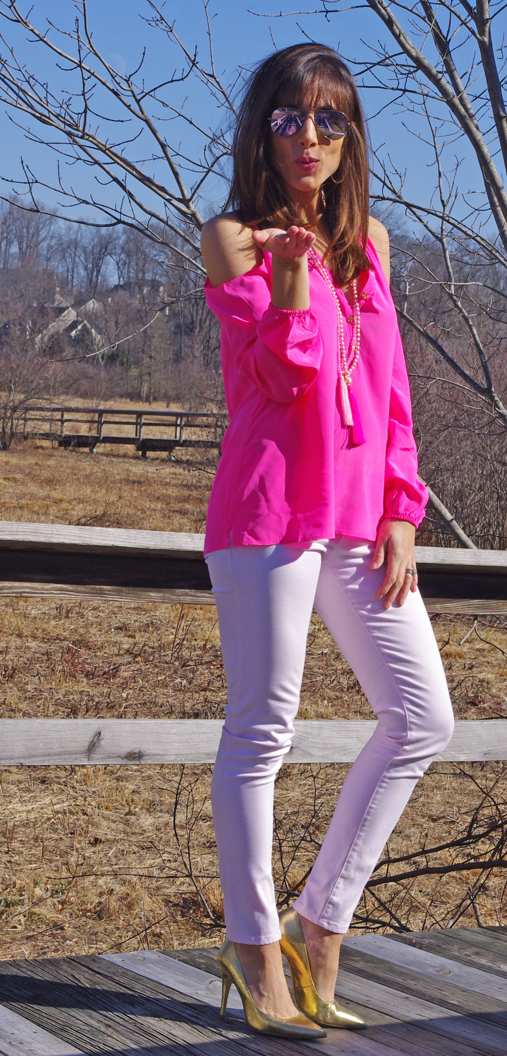 lilly-pulitzer-sunny-shoulder-pink-top