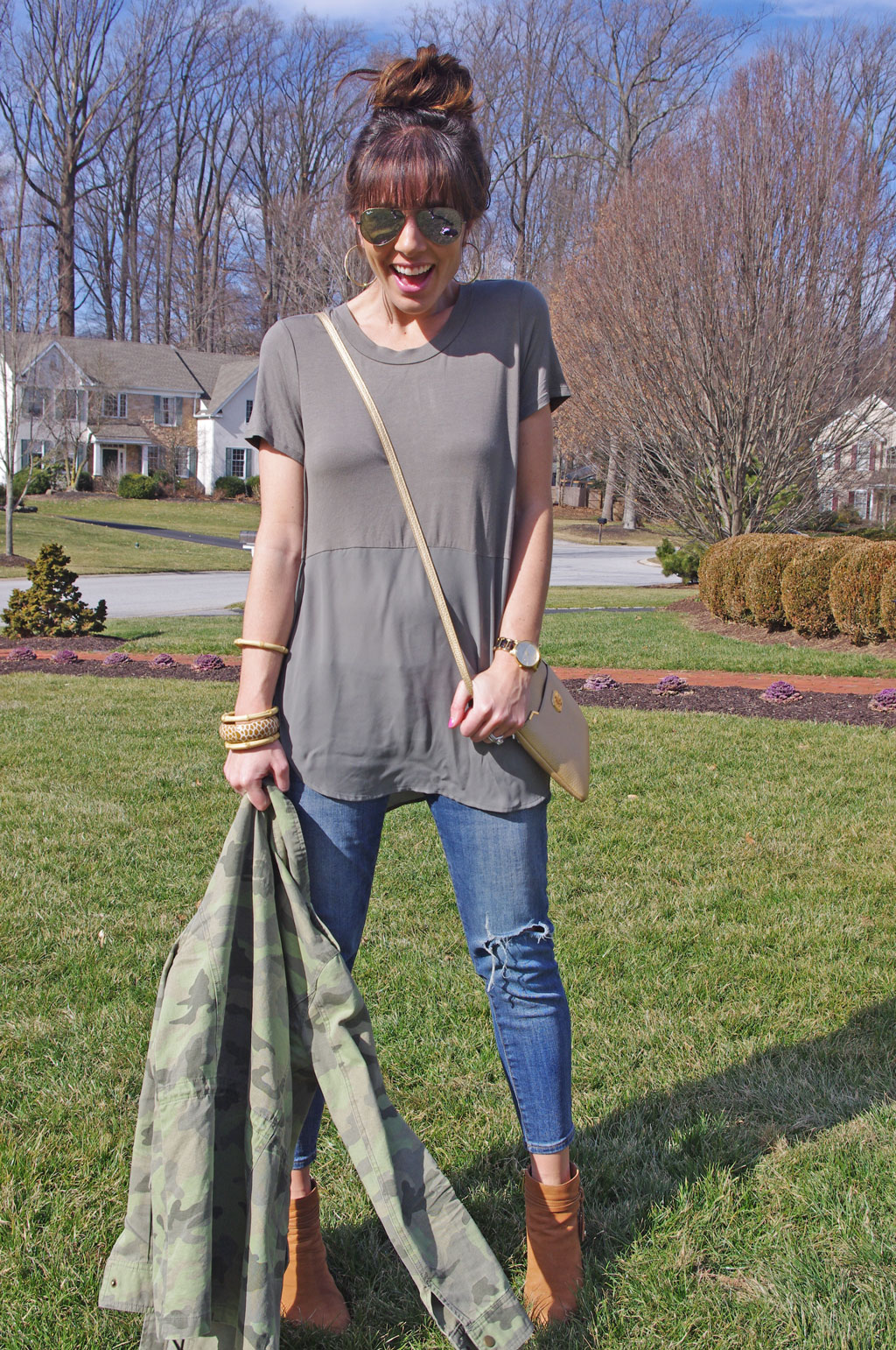 army_green_mixed_media_tee
