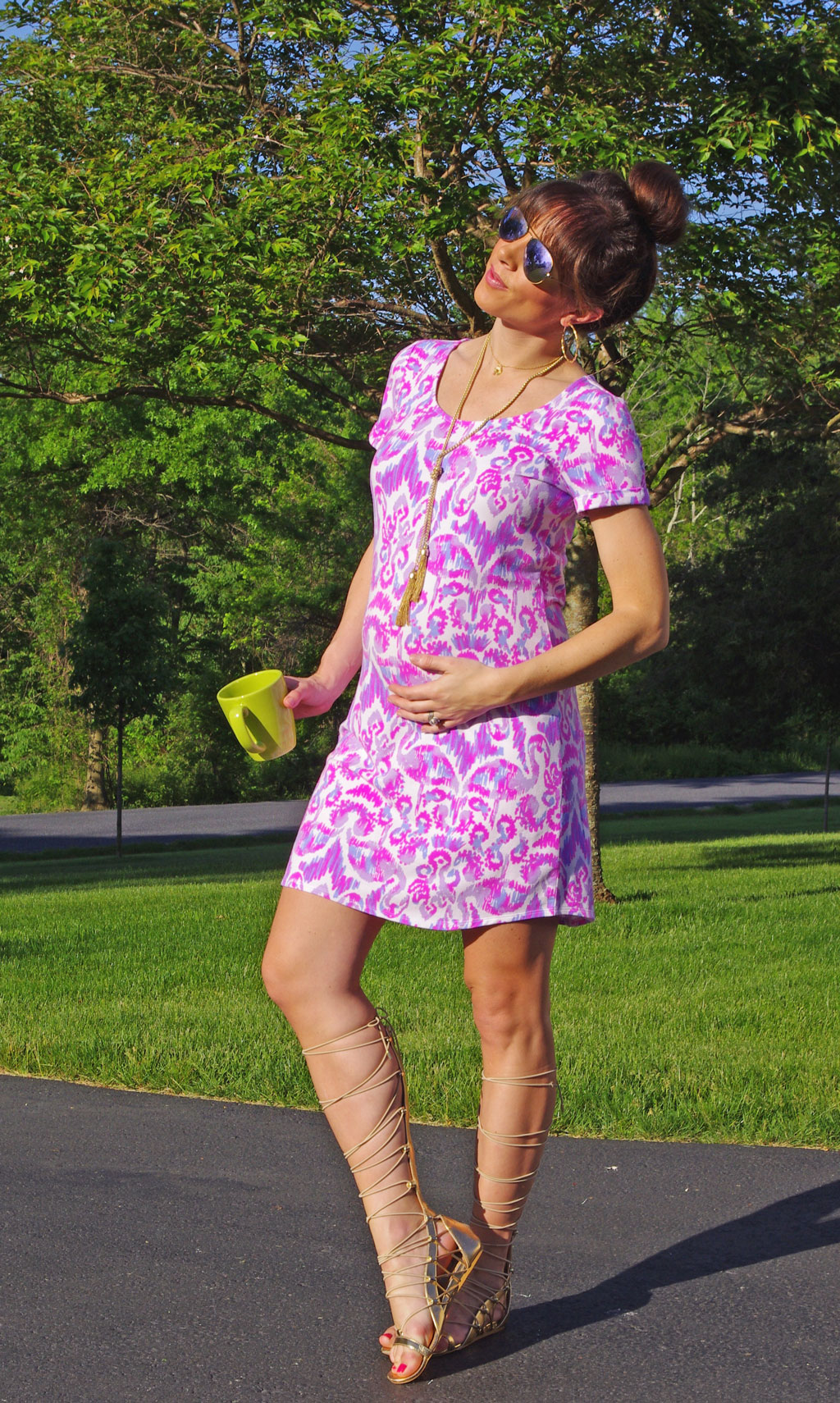 lilly-puliter-short-sleeve-terry-dress